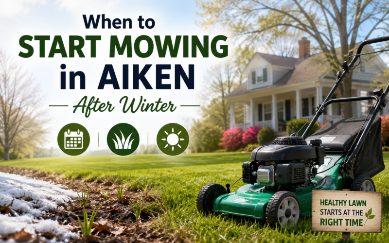 When to Start Mowing in Aiken After Winter