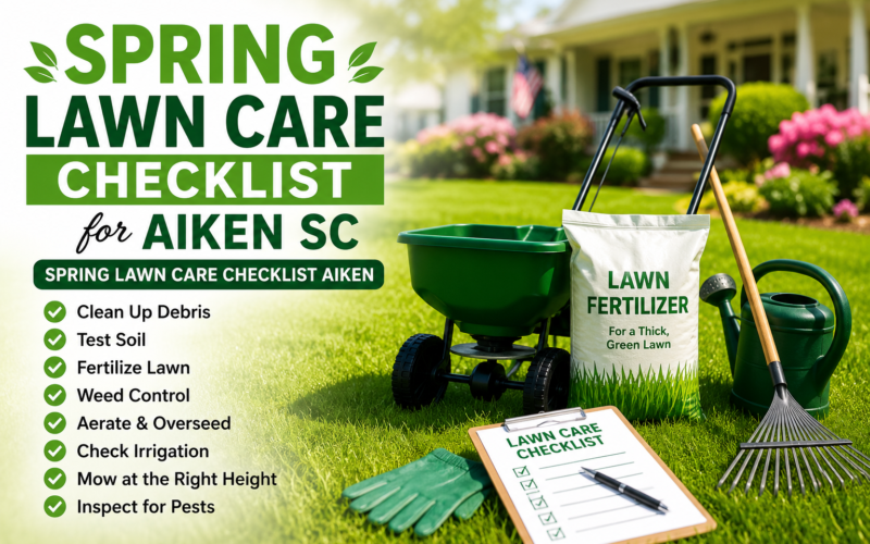 Spring Lawn Care Checklist for Aiken SC