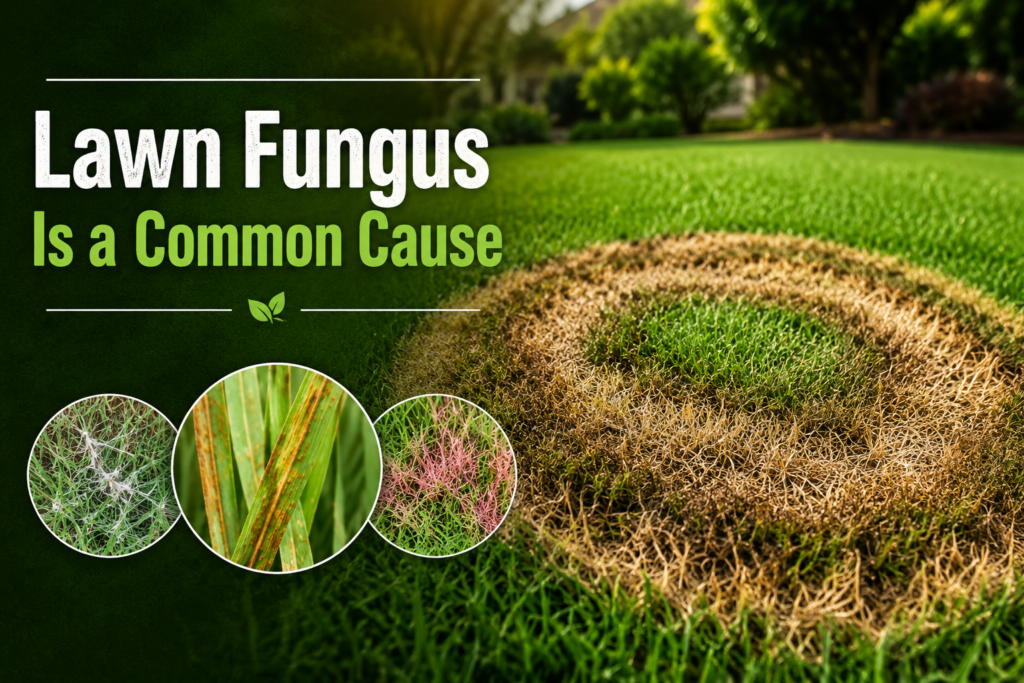 Brown Patches on Your Aiken Lawn After Summer Rain